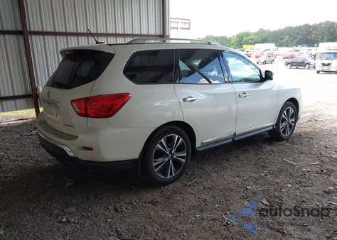 2017 Nissan Pathfinder Platinum from USA, damaged, VIN 5N1DR2MN6HC911464